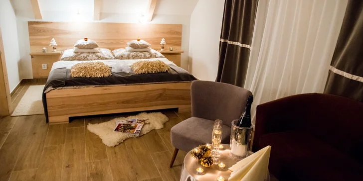 Absolutní romantika v luxusních apartmánech na pomezí Českého ráje
