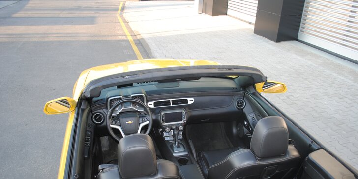 Zážitková jízda ve sporťáku: Chevrolet Camaro k zapůjčení na 6, 12 nebo 24 hod.