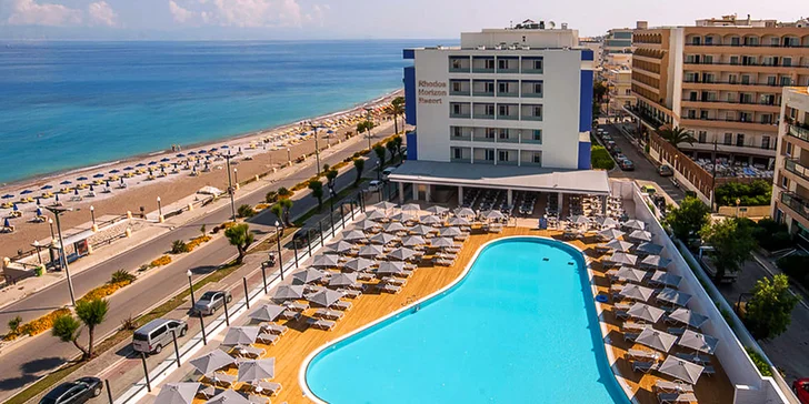 Noční život, pláže i slavné památky města Rhodos. 4* hotel pro dospělé s all inclusive