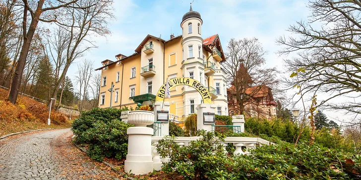 Relax v Mariánských Lázních: polopenze, wellness procedury a bazén