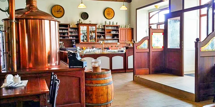 Tříchodové menu U Přeška: kachní konfit, variace grilovaných mas a lívanečky