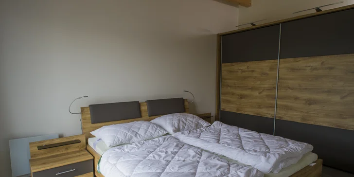 Luxusní apartmán pod Pálavou: domek až pro 6 osob se dvěma terasami