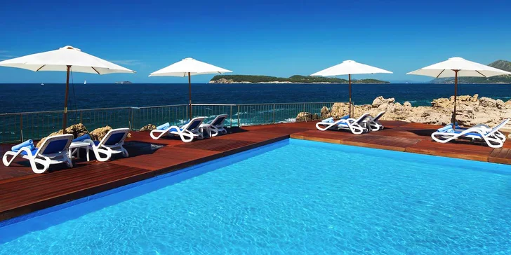 Hotel v Dubrovníku přímo u pláže. 4* komfort, skvělé jídlo i možnost wellness