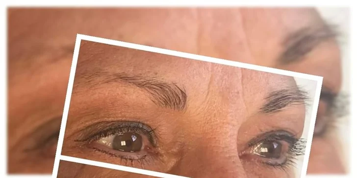 Permanentní make-up obočí metodou vláskování