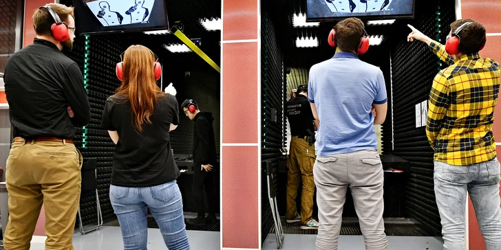 Výběr top zbraní na moderní střelnici: 3, 5 nebo 8 druhů a až 70 nábojů