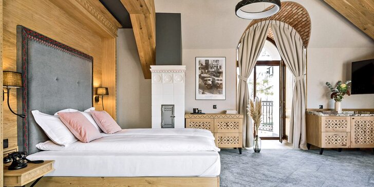 Luxusní odpočinek v Zakopaném: pokoje v horském stylu, snídaně i VIP vstup do spa