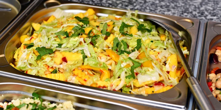 Kilo jídla dle výběru v bistru Vegan Life: wrapy, saláty, sushi, nudle i sójové maso
