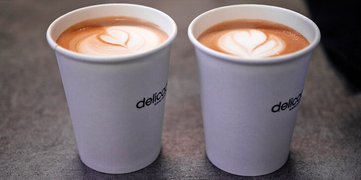 Čerstvá Káva na Letné: 1 i 2 šálky dle výběru, k posezení v coffee baru i s sebou