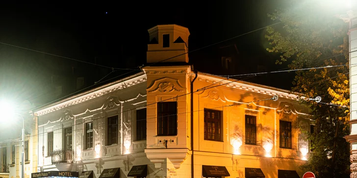 Luxus v Košicích: jedinečný víkendový pobyt v historickém centru pro 2-3 osoby
