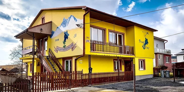 Krásy Vysokých Tater: apartmán s vlastní kuchyňkou, altán s grilem a slevy na výlety