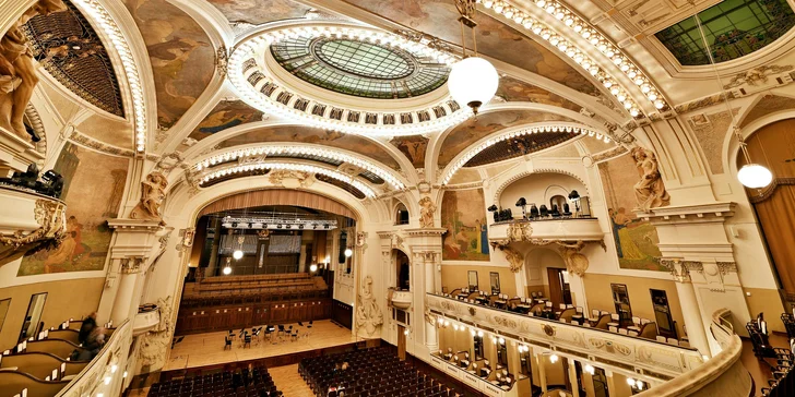 Vstupenka na koncert vážné hudby s prohlídkou sálů v Obecním domě
