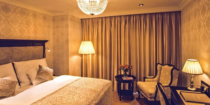 Pobyt v Jindřichově Hradci: honosný hotel v centru, luxusní pokoj a snídaně
