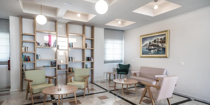 4* hotel s all inclusive přímo na pláži Adelianos Kampos nedaleko Rethymnonu