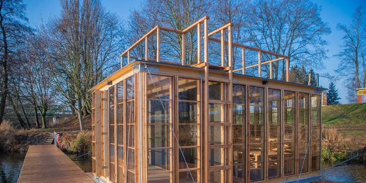Říční finská sauna na Orlici: 60 nebo 90 minut relaxace v obklopení přírody