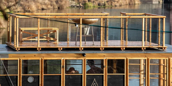 Říční finská sauna na Orlici: 60 nebo 90 minut relaxace v obklopení přírody