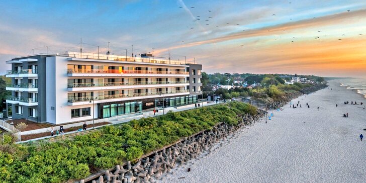 Skvělý odpočinek u Baltu: 4* hotel přímo na pláži, neomezený wellness a polopenze