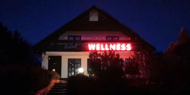 Pobyt s polopenzí v přírodě Vizovických vrchů s neomezeným vstupem do wellness