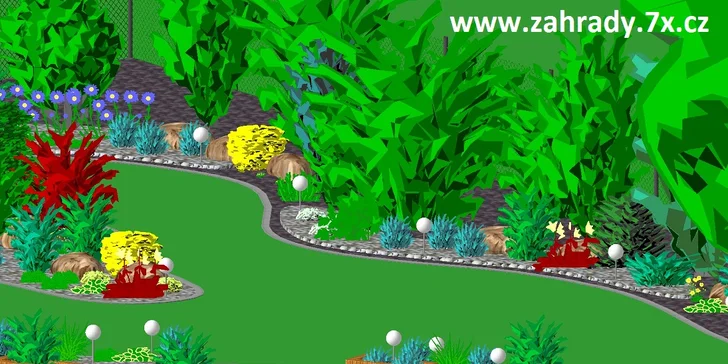 Okolí domu jako ze žurnálu: vizualizace zahrady od zkušených architektů