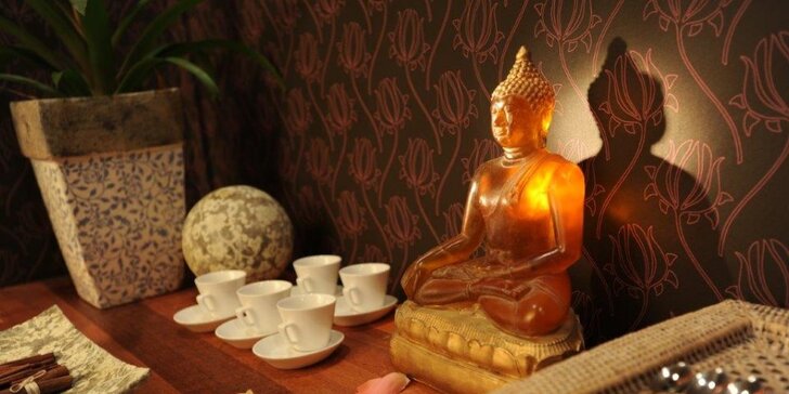 Relaxujte po thajsku: tradiční thajská masáž, aroma olejová nebo lávové kameny