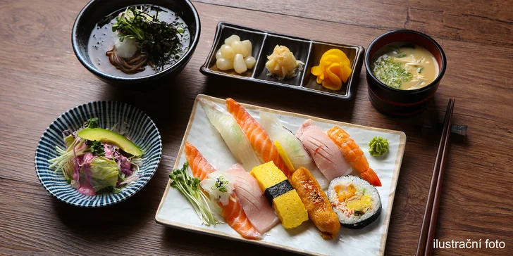 All you can eat oběd v Karlíně: asijská kuchyně, sushi, saláty a další dobroty