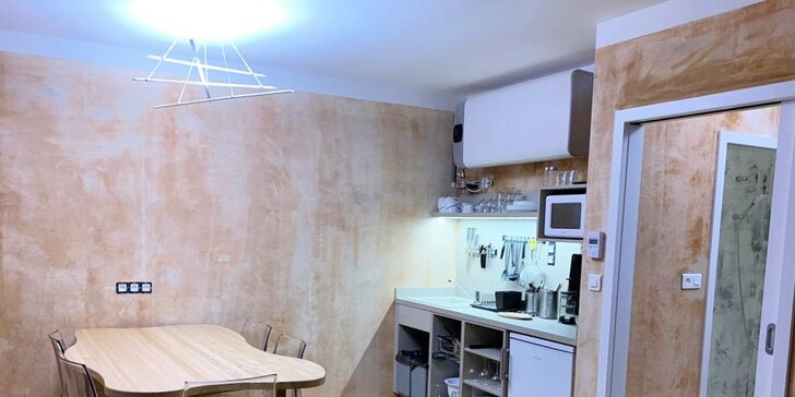 Krásné apartmány uprostřed Hrubého Jeseníku: kuchyňka i krytá terasa