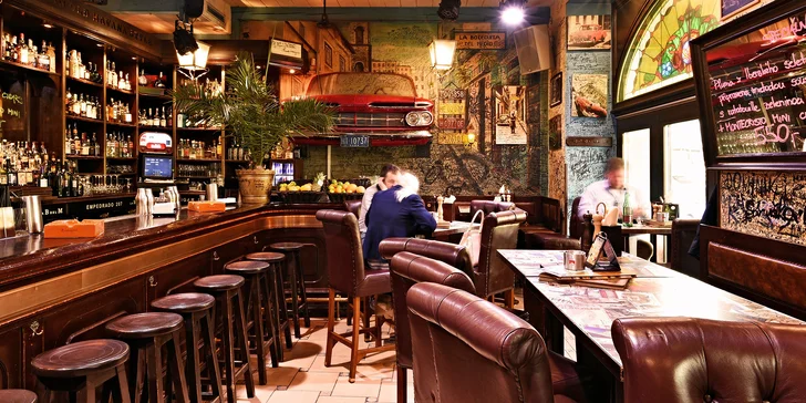 Dárkový poukaz na jídlo i pití v kubánské restauraci v hodnotě 500 až 2000 Kč