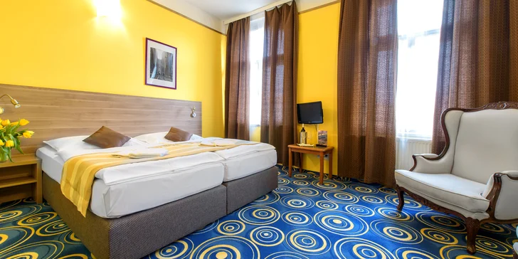 Pobyt poblíž historického centra Prahy: apartmán nebo pokoj se snídaní