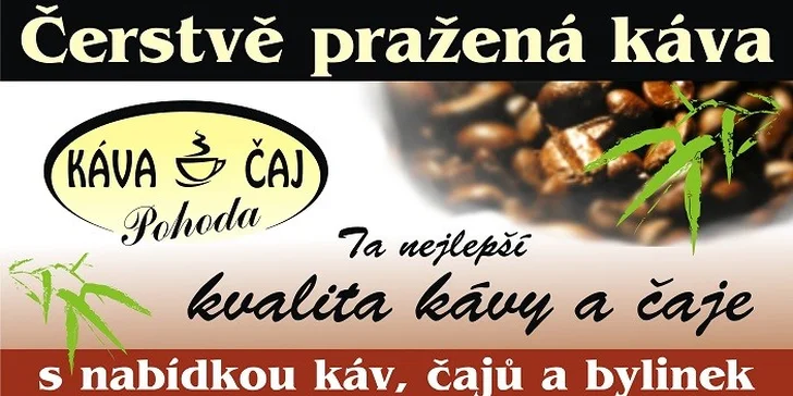 Voucher s 30% slevou na čerstvě praženou kávu