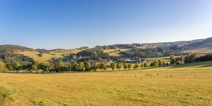 Apartmán nebo celý penzion u Hlinska pro 6 i 12 osob s možností wellness