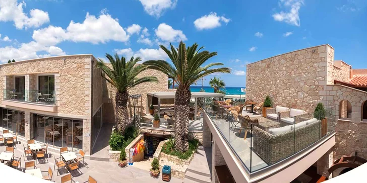 4* dovolená v oblíbeném letovisku Stalida: krásný resort u pláže, aquapark a animátoři