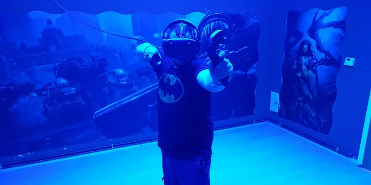 Hodina virtuální reality s HTC Vive nebo Oculus Rift až pro 3 hráče