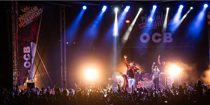 Celodenní vstupenka na sportovně-hudební show OCB Překonání Gravitace