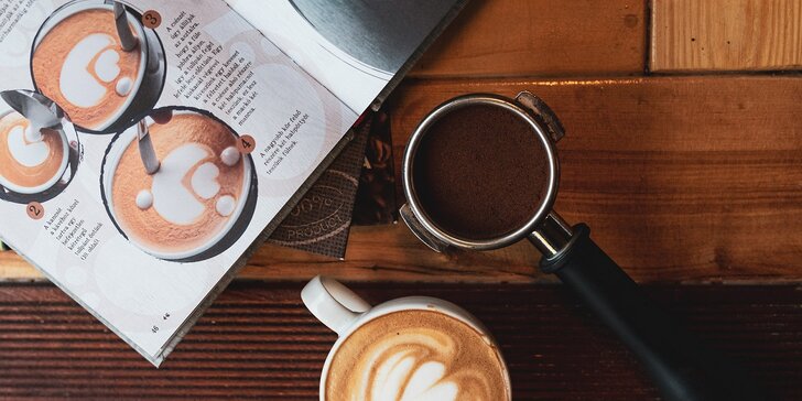 Celodenní baristický kurz pro milovníky kávy: příprava espressa a cappuccina, kreslení mlékem do kávy