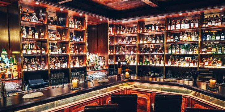 Voucher na 500, 1000 či 2000 Kč do cigar baru Cohiba Atmosphere: prémiový alkohol i koktejly