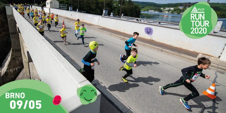 RunTour 2020 v Brně: 3, 5 nebo 10 km včetně Slevomat Run