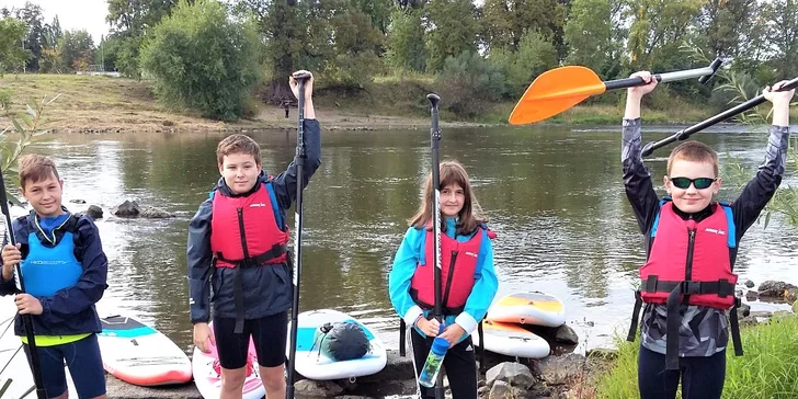 Příměstský tábor s paddleboardy: vodácké a sportovní aktivity i strava