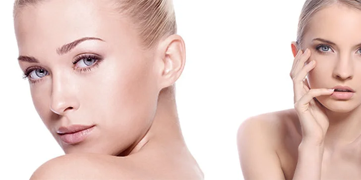 Omlazení obličeje - fotorejuvenace IPL + výživné sérum s kyselinou hyaluronovou