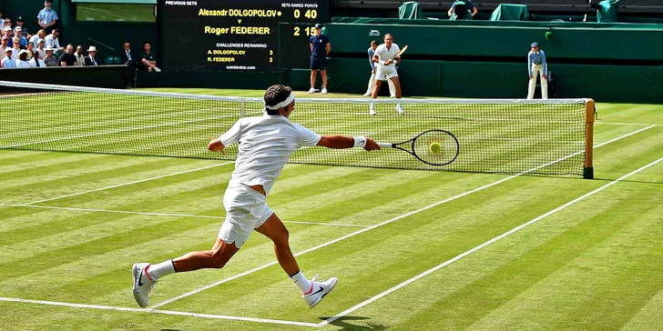 Letecký zájezd na Wimbledon: vstupenka na centrální dvorec a 2 noci ve 4* hotelu vč. snídaně
