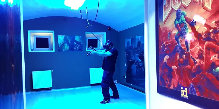 Hodina virtuální reality s HTC Vive nebo Oculus Rift až pro 3 hráče