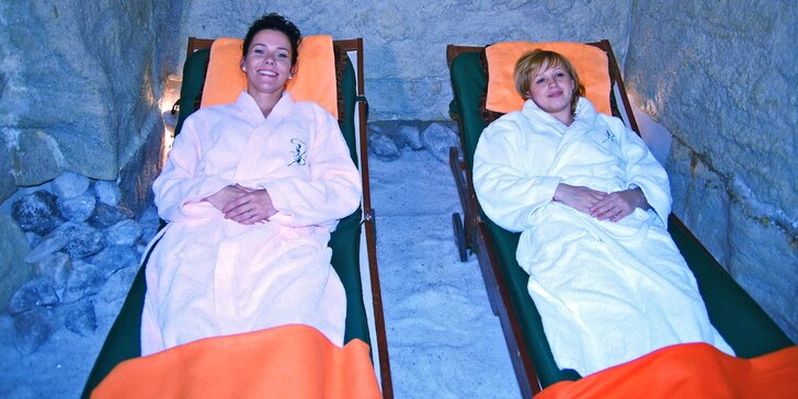 Relax a plná penze pro 2 ve Františkových Lázních: bazén, sauna, zábaly i solná jeskyně