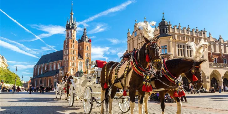 Polské UNESCO: dvoudenní zájezd do Krakova a solných dolů Vělička s přespáním v hotelu a snídaní