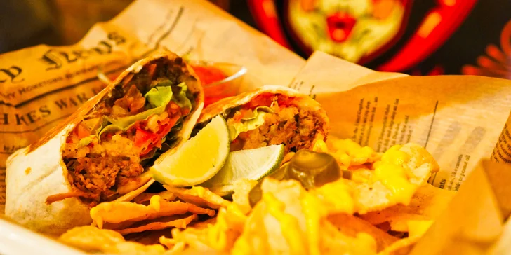 Mexické Taco Bonito v Brně: burritos, tacos nebo quesadilla s masem či vege i menu s nachos