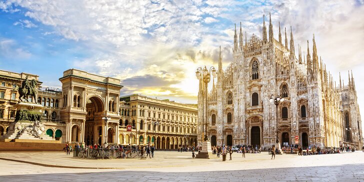 Jezera Švýcarska a Itálie s nákupy v Milánu: zájezd s ubytováním na 3 noci, snídaně i průvodce