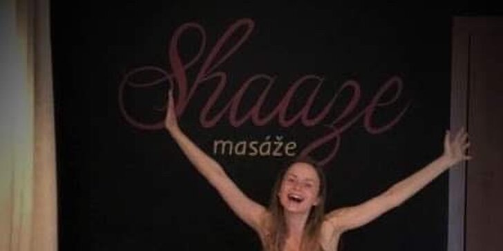 Masáž by Shaaze v délce 60 a 90 minut: Hloubková fyzio, těhotenská nebo thajská yógová masáž