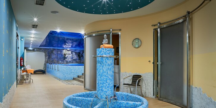 Relax s polopenzí pro dva ve Františkových Lázních: bazén, sauna i zábaly a masážní vana