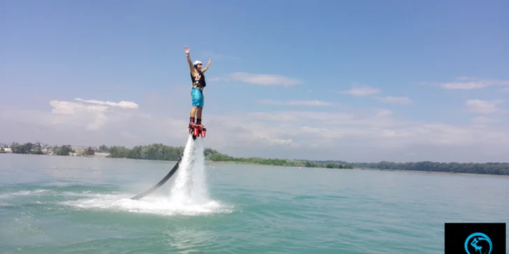 Flyboard: let nad hladinou v Praze, Brně, Olomouci, Plzni i na Mácháči