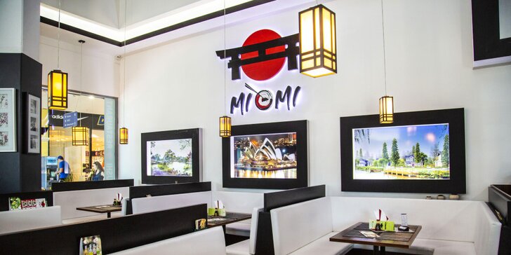 Asijská hostina za půlku: 50% sleva na celý jídelní i nápojový lístek Sushi Miomi