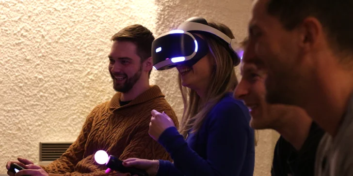 1 nebo 2 hodiny soukromé virtuální reality pro neomezený počet osob
