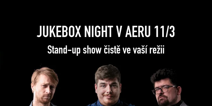 Vstupenka na Underground Comedy Jukebox v Kině Aero
