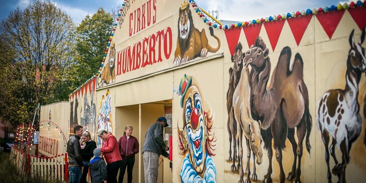 Hurá do Cirkusu Humberto na zbrusu novou show: akrobati, klauni i exotická zvířata v Klatovech